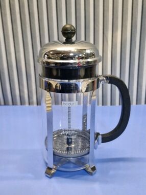 Bodum French Press Coffee Maker 8 Cup Chrome Glass